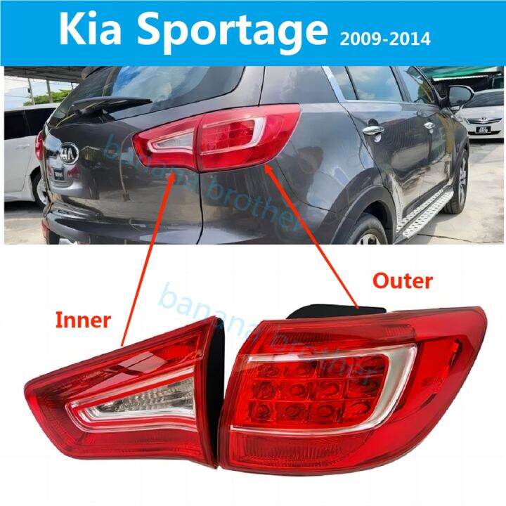 FOR Kia Sportage tail lamp (2009-2014) Taillamp Rear Lamp Tail Light ...