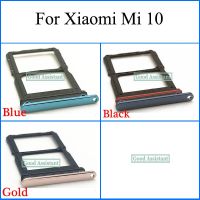 เหมาะสำหรับ Xiaomi Mi 10 Mi10 5G M2001J2G ทั่วโลก M2001J2I M2001J2E M2001J2C ถาดใส่ซิมไมโครการ์ด SD ชิ้นส่วนที่ใส่ซิมการ์ดอะแดปเตอร์