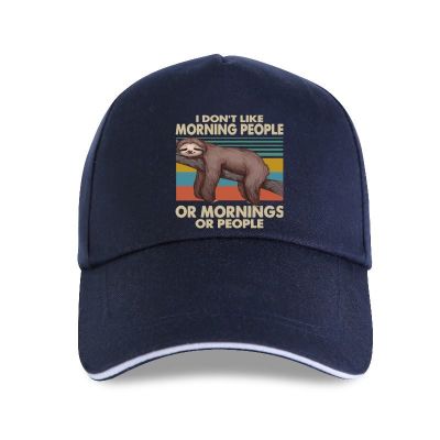2023 New Fashion  Vintage I Dont Like Morning People Or Mornings Or People Sloth Baseball Cap，Contact the seller for personalized customization of the logo