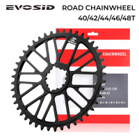 EVOSID จักรยานถนน GXP Chainring 40ครั้ง42ครั้ง44ครั้ง46ครั้งมงกุฎแคบกว้าง Chainwheel 7075 CNC ฟัน Chainring แผ่นสำหรับ SRAM