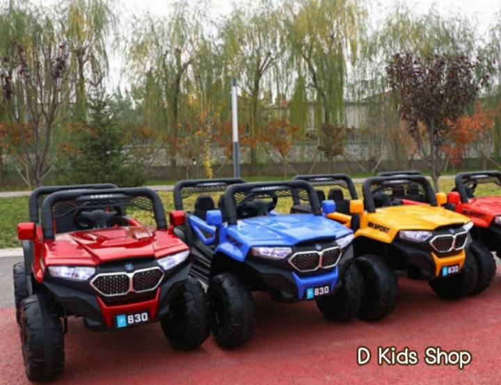 d-kids-รถแบตเตอรี่เด็ก-รถเด็กนั่ง-รถจีฟเด็ก-หน้า-bm-รถเด็กนั่งทรงจี๊ป-5-มอเตอร์-no-215
