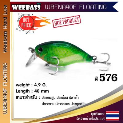 อุปกรณ์ตกปลา WEEBASS เหยื่อปลั๊ก - รุ่น WBENA40F FLOATING 40mm/4.9g. เหยื่อปลอม เหยื่อตกปลา