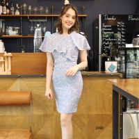 VERONIQA Dress AM-D990 by AMILA พีชสกิน แขนสั้น IGPU22-3