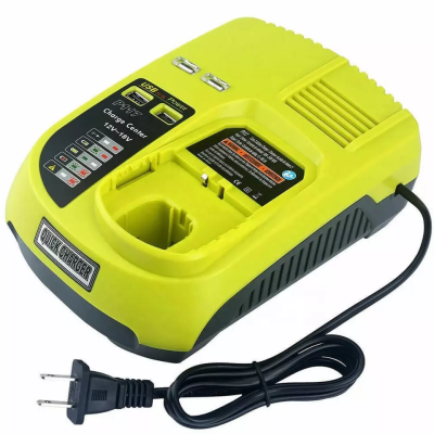 Ryobi 18V Battery Charger P117 Dual Chemistry IntelliPort Charger For 18V-12V Li-ion &amp; Ni-cad Ni-Mh Battery