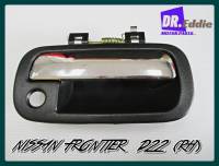 #มือเปิดนอก หน้าขวา(RH)ชุบโครเมี่ยม / NISSAN FRONTIER D22 Outer Door Handle Outside FRONT RIGHT CHROME