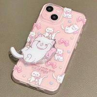 เคสไอโฟนน่ารัก วงเล็บแมวกุทัณฑ์ญี่ปุ่นและเกาหลีเหมาะสำหรับเคสโทรศัพท์มือถือ 14promax iPhone13 Apple 12/11