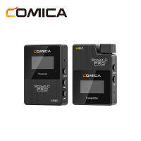 COMICA BoomX-D PRO D1 1-Trigger-1 2.4G Dual-Channel Wireless Microphone System 100M ช่วงที่มีประสิทธิภาพสำหรับกล้อง DSLR สมาร์ทโฟน