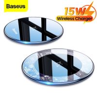 Baseus 15W Qi Wireless Charger Induction Fast Wireless Charging Pad For iPhone 13 12 Pro Max Xs Phone Charger For Samsung Xiaomi