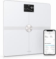 Withings Body+ - Digital Wi-Fi Smart Scale with Automatic Smartphone App Sync, Full Body Composition Including, Body Fat, BMI, Water Percentage, Muscle &amp; Bone Mass, with Pregnancy Tracker &amp; Baby Mode White