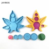 Leaf Serving Tray Silicone Mold Plate Board Epoxy Resin Molds Spice Grinder Case DIY Home Ornament Decor Casting Tools