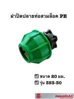 *ฝาปิดปลายท่อสวมล็อค PE  ไชโยสปริงเกลอร์ รุ่น 353-30 ขนาด 20 มม. สีดำ103281