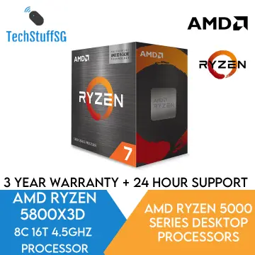 AMD Ryzen 7 5800X3D R7 5800X3D 3.4 GHz 8-Core 16-Thread CPU Processor 7NM  L3=96M 100-000000651 Socket AM4