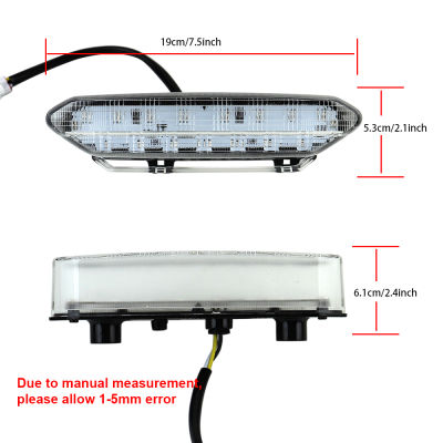 LED ไฟท้ายรถ A ไฟเบรกหลังสำหรับ Yamaha 2006 - 2009 YFZ450 06-09 YFZ 450 5TG-84710-21-00