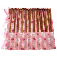 Sctrading888 36pcs DIY Bamboo Knitting Needles Kit Sweater Crochet Needles Set Knitting Tools