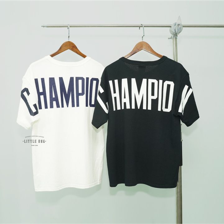 Nhập Lazxuhuong3 - Giảm 50K Đơn 399K|Áo Champion® Heritage Custom Big Logo  Back Tee | Lazada.Vn