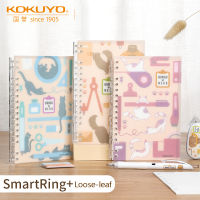ญี่ปุ่น Kokuyo B6หนังสือหลวม SmartRing ขนาดเล็กน่ารักขนาดเล็กแบบพกพาที่ถอดออกได้ Simple Notebook คู่มือ Planner เครื่องเขียน