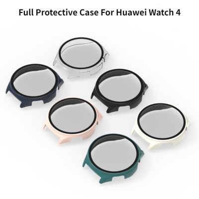 Full Protective Case For Huawei Watch 4 Screen Protector Cover PC Shell tempered glass Film for Huawei Watch 4 Accessories 2in1
