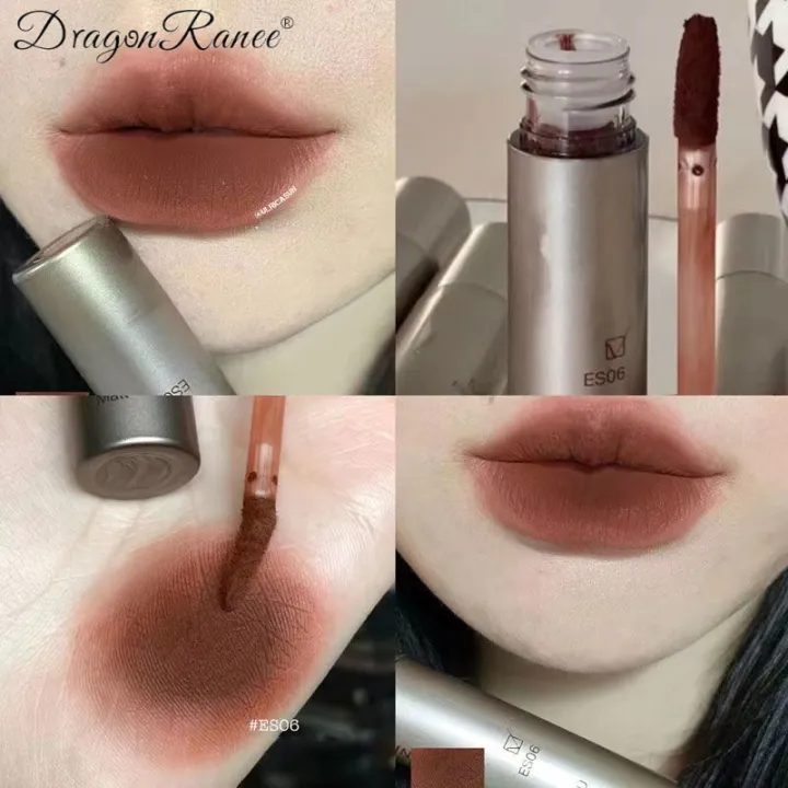 DragonRanee Italian Enriched Lip Tint Mud Matte Lipstick Waterproof