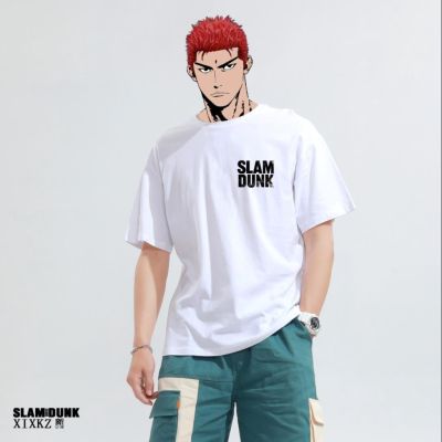 ข้อเสนอพิเศษ tshirt เสื้อยืดแขนสั้น ผ้าฝ้ายแท้ พิมพ์ลายดอกไม้ Slam Dunk 22 แฟชั่นฤดูร้อน สําหรับผู้หญิง(S-5XL)S-5XL