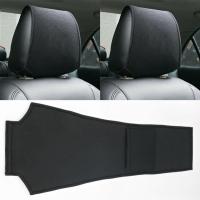 1pc Car Seat Back Headrest Pillow Dustproof Cover Cotton Support Pad Head Neck Rest Pillow Covers Car Accessories