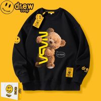 yii8yic เสื้อกันหนาว ทรงหลวม ลายหมี DREW TEDDY BEAR สําหรับผู้ชาย และผู้หญิง