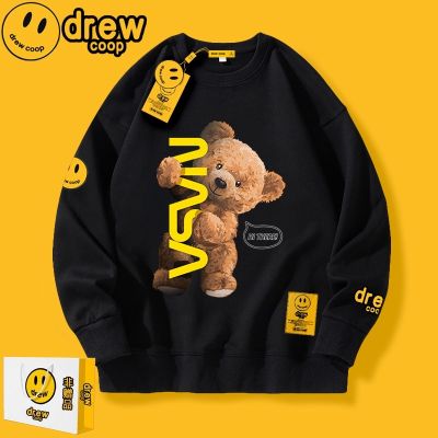 ┇✔▦ เสื้อกันหนาว ทรงหลวม ลายหมี DREW TEDDY BEAR สําหรับผู้ชาย และผู้หญิง