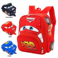 COD KKW MALL Disney Pixar Lightning McQueen กระเป๋าเป้สะพายหลัง กระเป๋านักเรียน รูปรถยนต์ 3 มิติ สําหรับเด็กอนุบาล