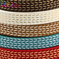 OlingArt Terbaru 10MM 1Yard/Lot PU Emas/Perak Kawat Datar Tali Kulit/Aksesori/DIY Gelang Kalung Membuat Perhiasan