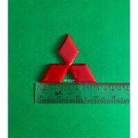 โลโก้ MITSUBISHI ขนาด 8x7cm. สีแดง