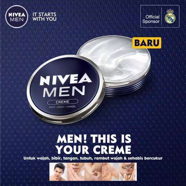 Nivea Men Pelembab Creme Moisturizer 30 Ml Lazada Indonesia