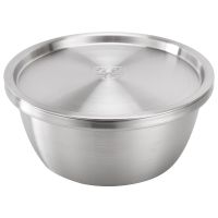 ETX304 Stainless Steel Bowls Set Basin Kitchen Thicken Salad Mixing Bowl With Cover Egg Vegetable Bowl Tableware Kitchenware