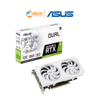 VGA การ์ดจอ ASUS DUAL GEFOECE RTX 3060 Ti WHITE OC EDITION - 8GB GDDR6X ประกันศูนย์ 3 ปี