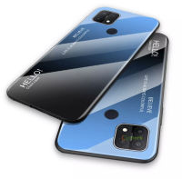 Case Realme C21Y เคสกระจกสองสี เคสเงาไล่สี ขอบนิ่ม TPU CASE คสโทรศัพท์ เรียวมี realme C21Y สีกระจกเทมเปอร์ปลอกแก้วฝาหลังกันชน