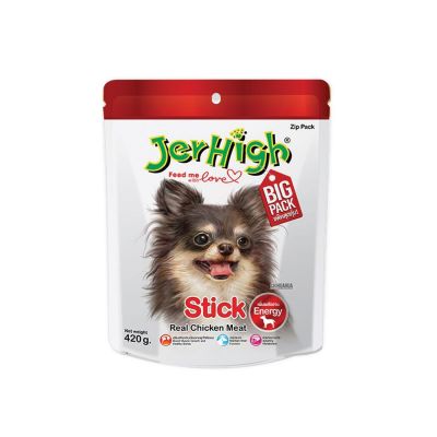 Best Promotion🔥 เจอร์ไฮ สติ๊ก รสไก่ สำหรับสุนัข 420ก.