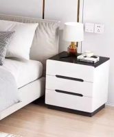 Bedroom bedside drawer wooden bedside cabinet luxury minimalist design