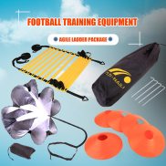 Bóng đá thang dây tập tốc độ đào tạo bóng đá Kit với túi dù Parachute rèn