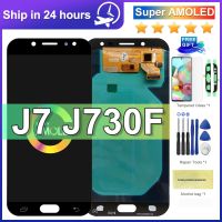 Super AMOLED LCDs For Samsung Galaxy J7 Pro 2017 J730 J730F LCD Display and Touch Screen Digitizer Assembly Brightness Control