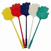 【CW】 5pcs Shaped Flyswatter Plastic Fly Swatters Pest Insect Accessories Color