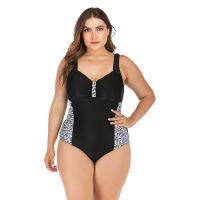 Sexy Leopard Large Plus Size 5XL Swimwear Women Swimsuit For Fat Lady Beach Bathing Swiming Suits Biquini Female