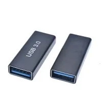 Usb 3.0 Type A ตัวเมียไปยังอะแดปเตอร์คอนเนคเตอร์ตัวเมียตัวแปลง Af เพื่อ Af ตัวขยายหัวแปลงชาร์จไฟ F/ F สำหรับแล็ปท็อป