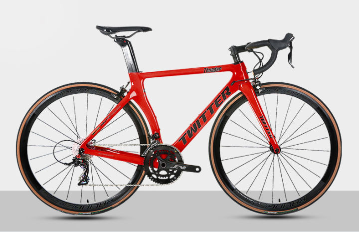 carbon-เฟรมคาร์บอน-จักรยานเสือหมอบ-road-bike-twitter-thunder-db-rs-24sp-disc-brake-ขนาด-52