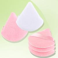 1/2/6Pcs Triangle Reusable Powder Puff Flours Mini Face Makeup Sponge Cosmetics Soft Cotton Face Powder Puff Washable