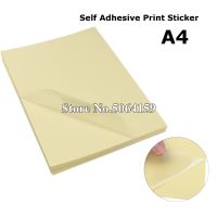 10pcs Clear Matte Adhesive Printer Paper A4 Self Adhesive Glossy Transparent Paper Label Sticker for Laser Printers