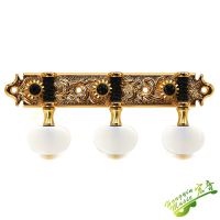 ‘；【- Taiwan Classical Guitar Knobs Tri-Integrated Winder Knobs Studs Quasi- All Metal Accessories