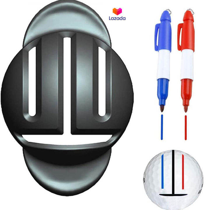 BBN Golf Ball Marker Stencil Golf Ball Marking Stencil Alignment Ball