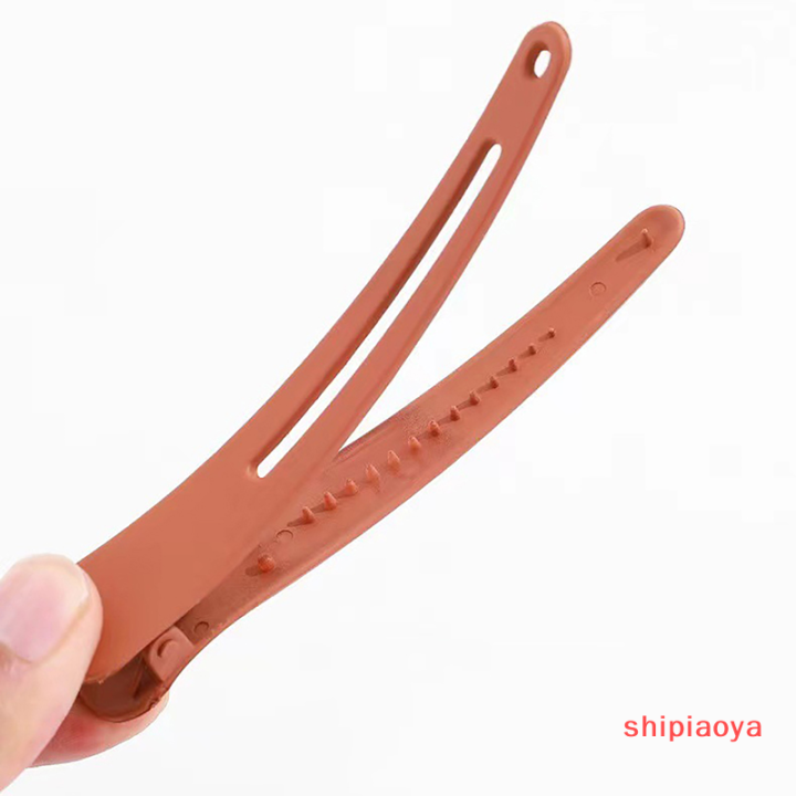 shipiaoya-กิ๊บติดผมมืออาชีพชุด10ชิ้น-กิ๊บปากเป็ดสีลูกกวาดที่หนีบผมดูแลเส้นผม-diy