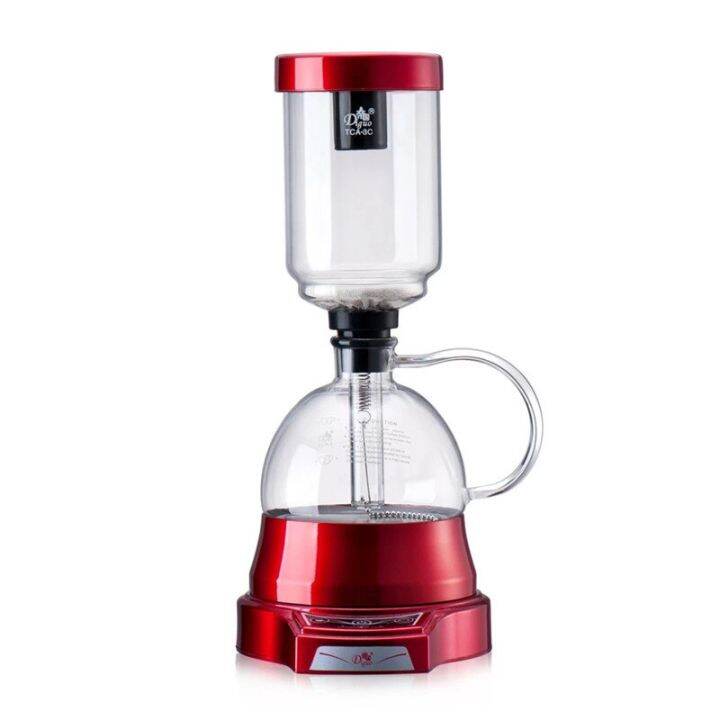 Japanese Style Electric Siphon Coffee Maker 3 Cups Vacuum Coffee