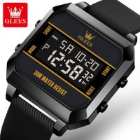 OLEVS 1103 Silicone Band Sport Watches For Men Digital Waterproof Men Wristwatch Calendar Luminous Alarm