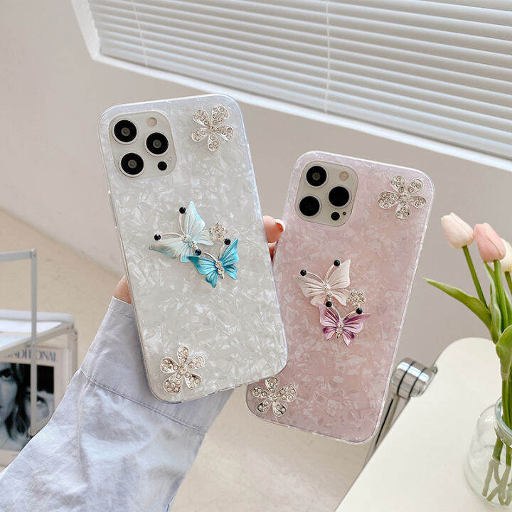 Phone case Samsung S23 Ultra S23+ S23 Beautiful Butterfly decoration