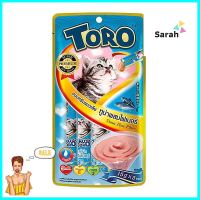 ขนมแมวเลีย TORO TUNA PLUS FIBER แพ็ก 5 ชิ้นLICKABLE CAT TREAT TORO TUNA PLUS FIBER 5PCS **ลดราคาจัดหนัก **